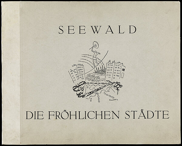 Richard Seewald, Die fröhlichen Städte / Zwölf Zeichnungen / Kurt Wolff Verlag Leipzig 1904 / Exlibris Erik Erst Schwabach, Mappe 8 von 200, 1912