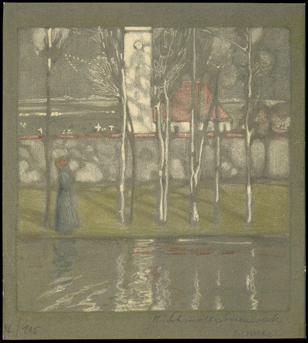 Karl Schmoll von Eisenwerth, ohne Titel (Dorfkirche am Wasser)