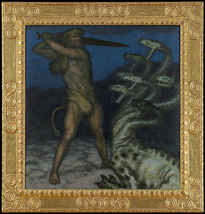 Franz von Stuck, Herkules und die Hydra, 1915