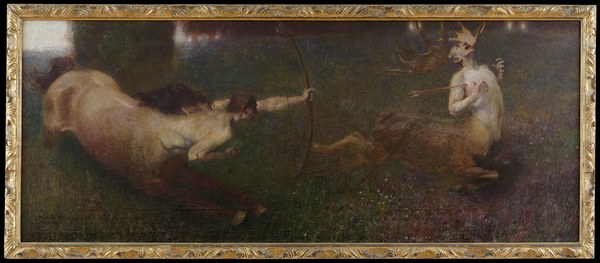 Franz von Stuck, Phantastische Jagd, vor 1890