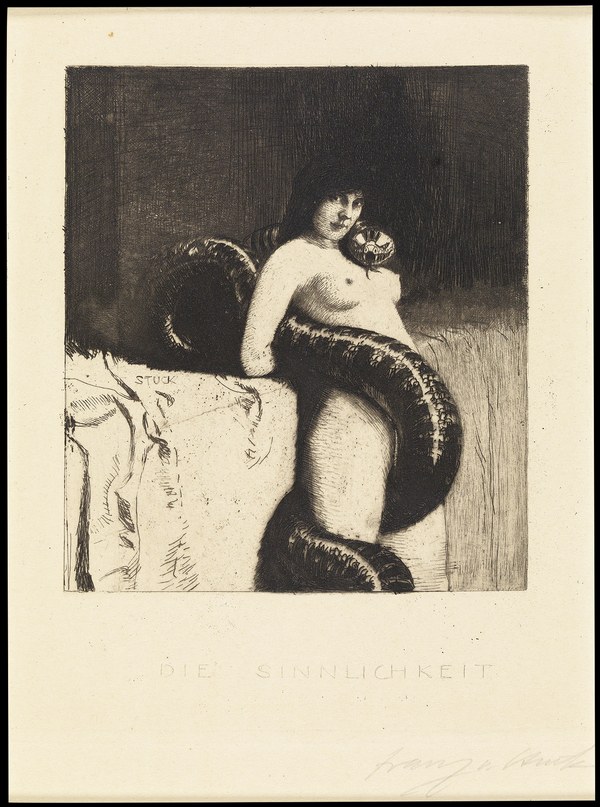 Franz von Stuck, Die Sinnlichkeit, um 1891