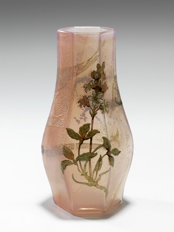 Émile Gallé, Vase mit Taubnessel-Dekor, 1892–1900