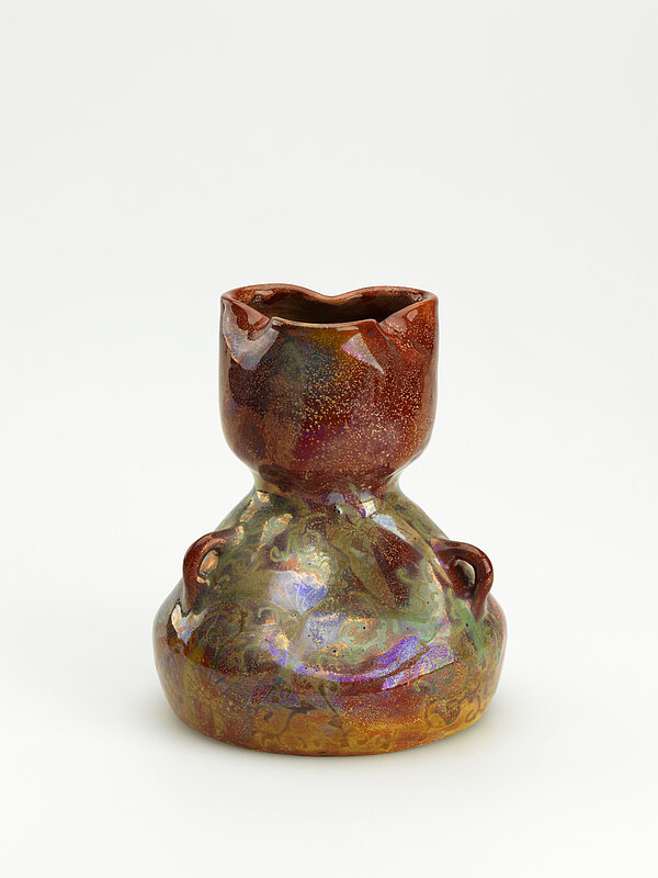 Louis Desmant, Dreihenkelige Vase, 1900