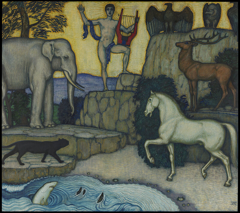 Franz von Stuck, Orpheus und die Tiere, um 1924