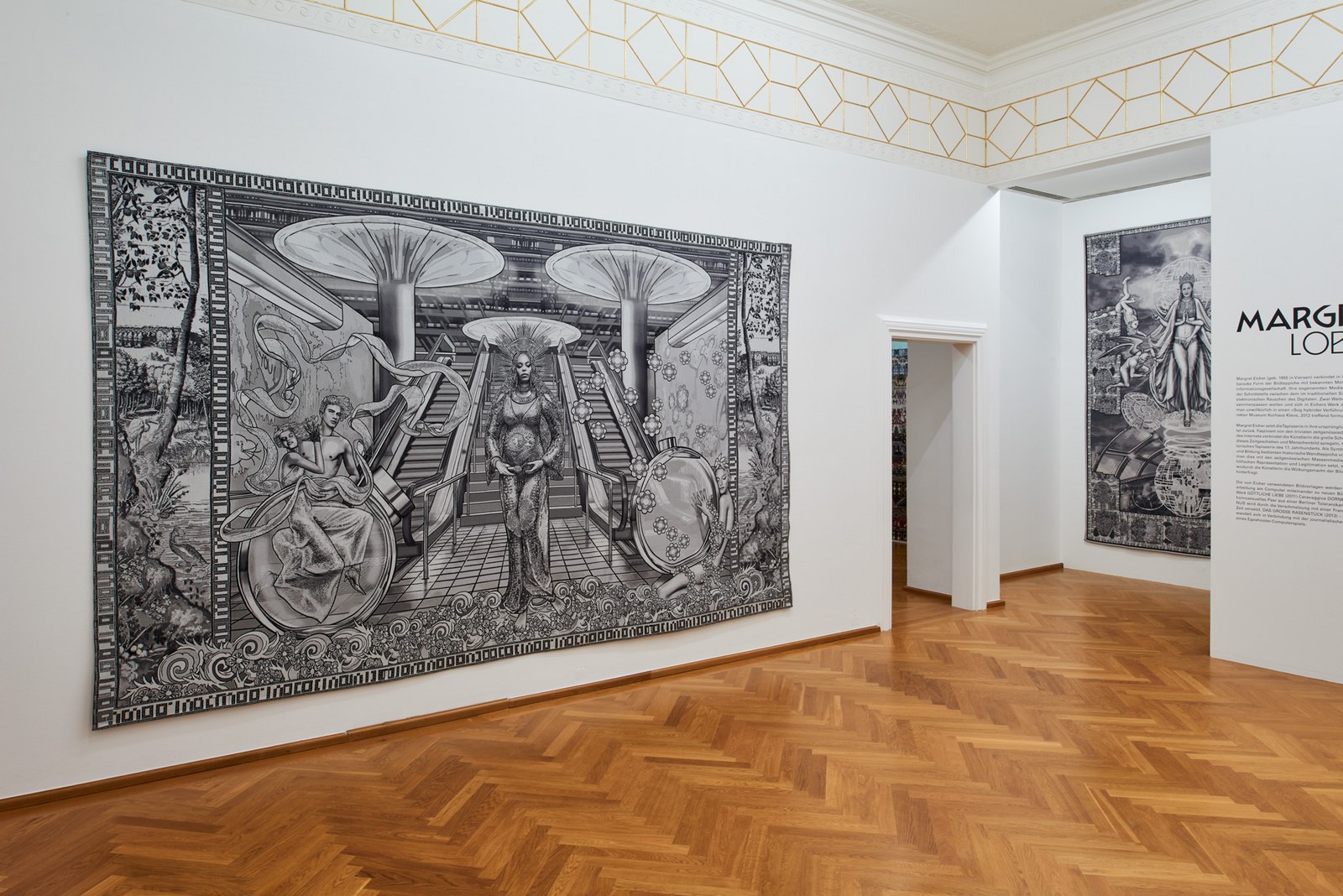 Installationsansicht Museum Villa Stuck, Foto: Jann Averwerser