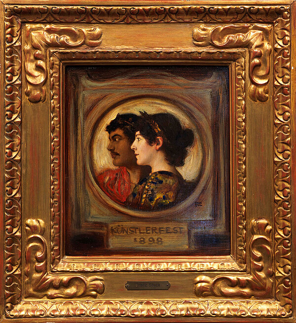 Franz von Stuck, Künstlerfest 1898
Doppelporträt Franz und Mary von Stuck, 1898
