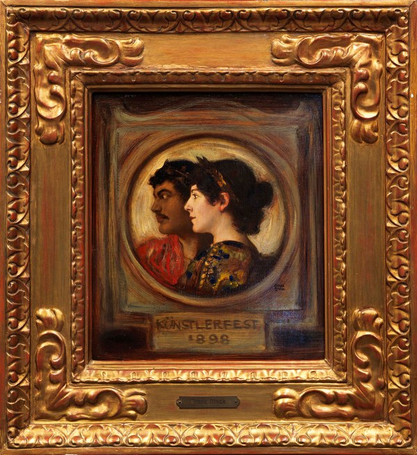 Franz von Stuck, Künstlerfest 1898
Doppelporträt Franz und Mary von Stuck, 1898