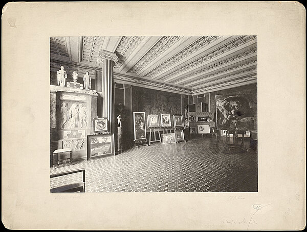 August Lorenz, Atelier der Villa Stuck, um 1898
